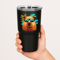Capybara Cute And Funny Capybara Cool Sunglasses Tumbler