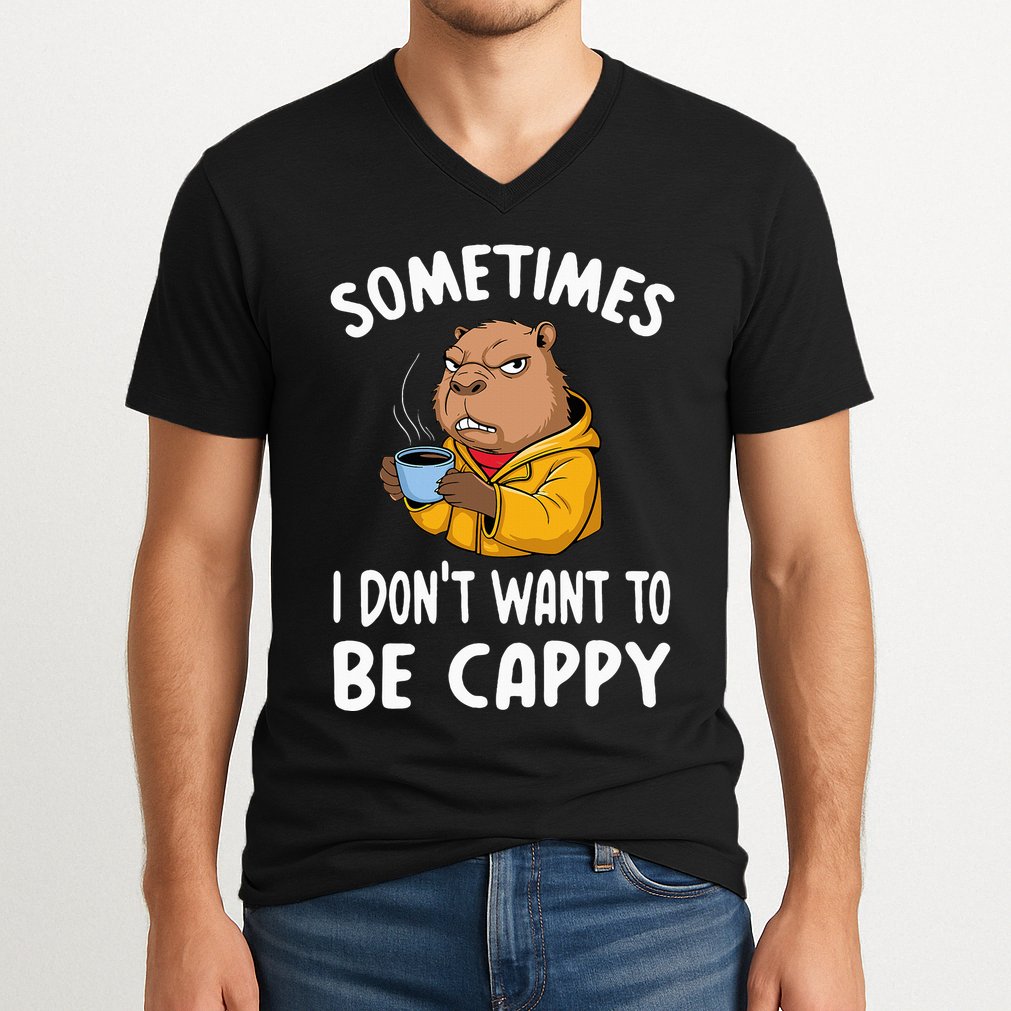 Capybara V-Neck T-Shirt