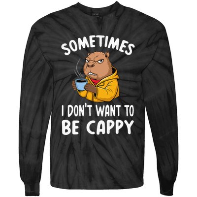 Capybara Tie-Dye Long Sleeve Shirt