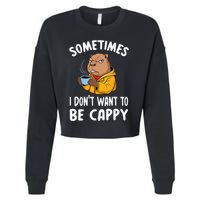 Capybara Cropped Pullover Crew