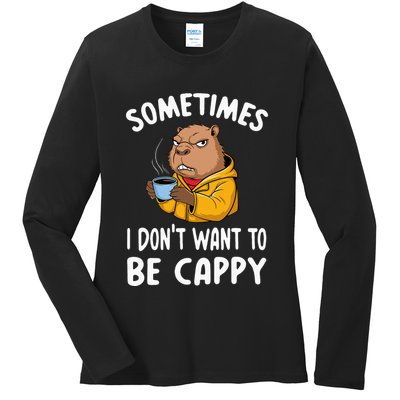 Capybara Ladies Long Sleeve Shirt