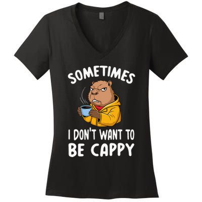 Capybara Women's V-Neck T-Shirt