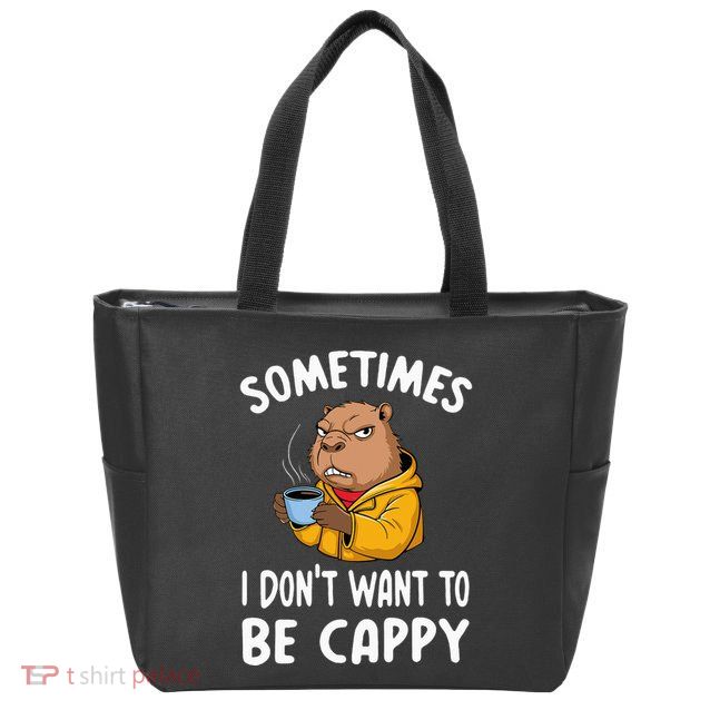 Capybara Zip Tote Bag