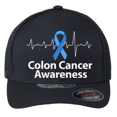 Colon Cancer Awareness Colorectal Cancer Month Flexfit Unipanel Trucker Cap