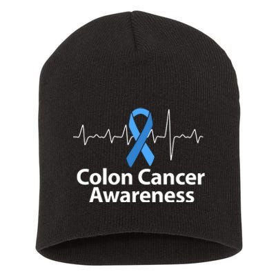 Colon Cancer Awareness Colorectal Cancer Month Short Acrylic Beanie