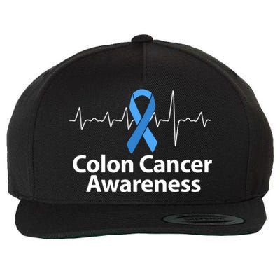 Colon Cancer Awareness Colorectal Cancer Month Wool Snapback Cap