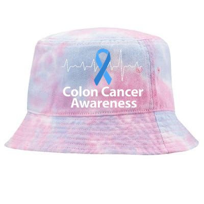 Colon Cancer Awareness Colorectal Cancer Month Tie-Dyed Bucket Hat