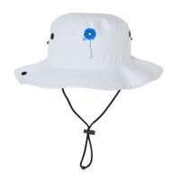 Colon Cancer Awareness Sunflower Ribbon Legacy Cool Fit Booney Bucket Hat