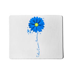 Colon Cancer Awareness Sunflower Ribbon Mousepad