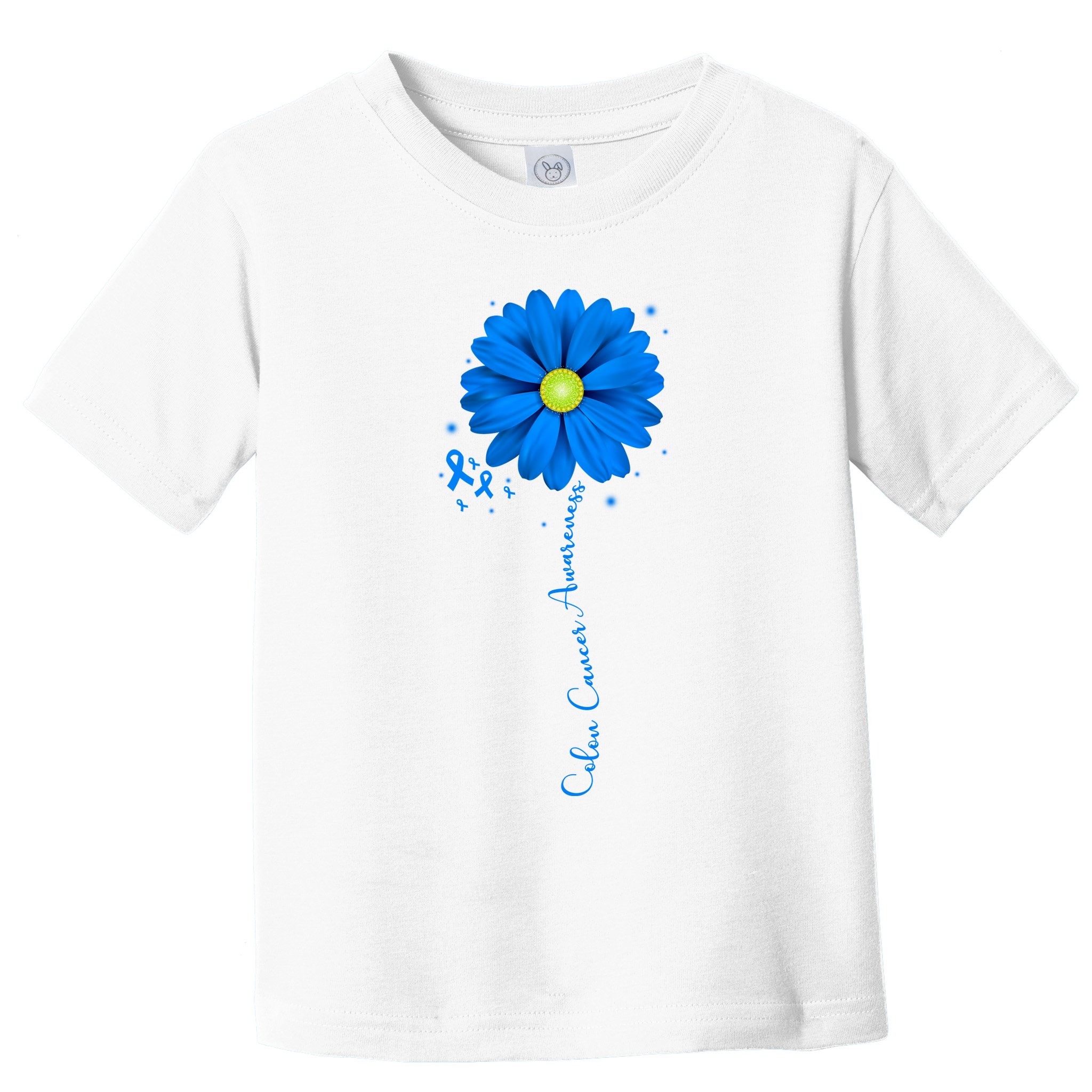 Colon Cancer Awareness Sunflower Ribbon Toddler T-Shirt