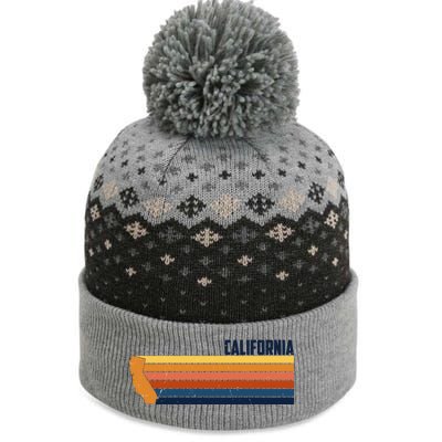 Retro Vintage Cali The Baniff Cuffed Pom Beanie