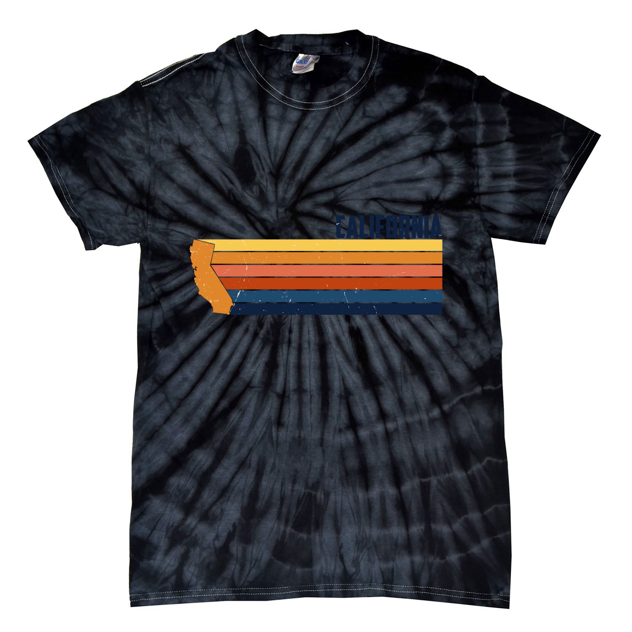 Retro Vintage Cali Tie-Dye T-Shirt