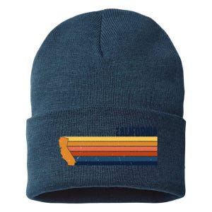 Retro Vintage Cali Sustainable Knit Beanie