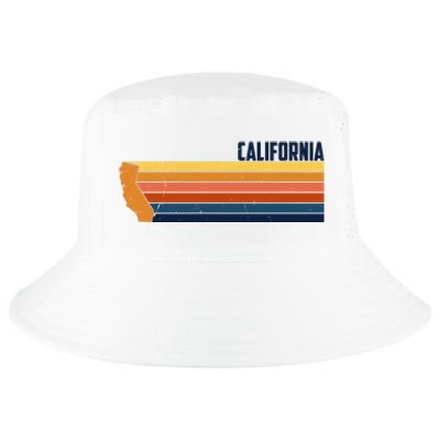 Retro Vintage Cali Cool Comfort Performance Bucket Hat