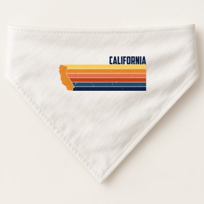 Retro Vintage Cali USA-Made Doggie Bandana