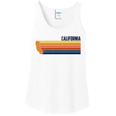 Retro Vintage Cali Ladies Essential Tank