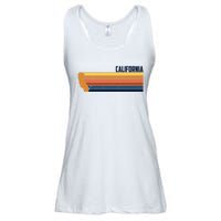 Retro Vintage Cali Ladies Essential Flowy Tank