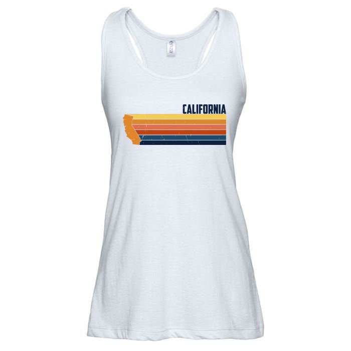 Retro Vintage Cali Ladies Essential Flowy Tank