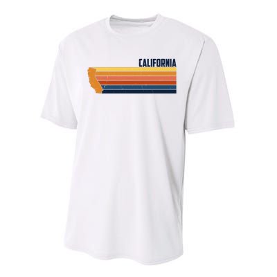 Retro Vintage Cali Performance Sprint T-Shirt