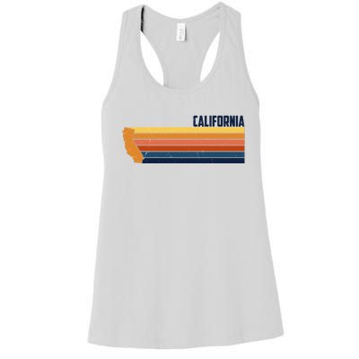 Retro Vintage Cali Women's Racerback Tank