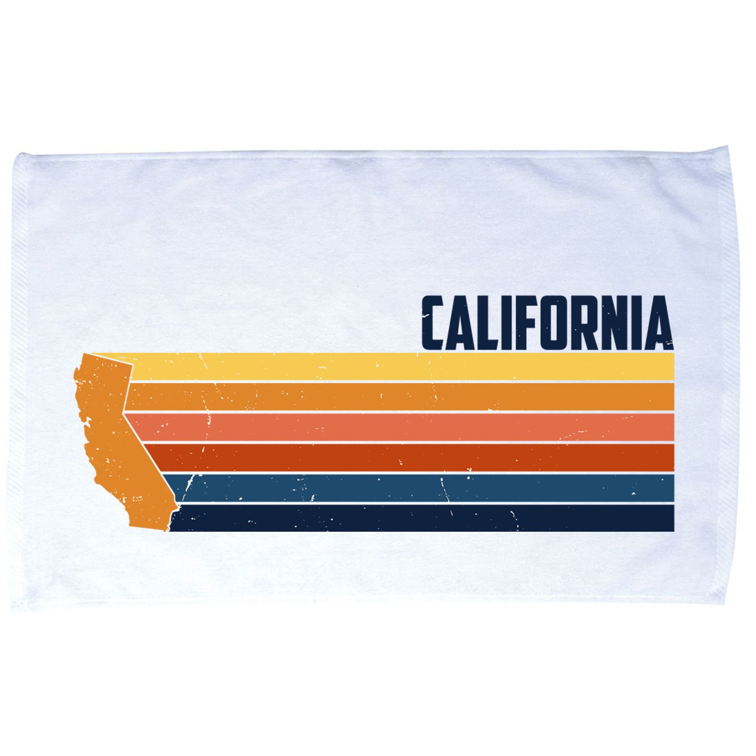 Retro Vintage Cali Microfiber Hand Towel