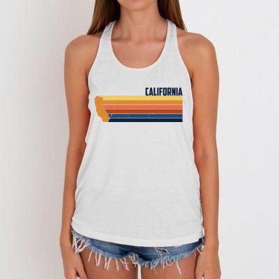 Retro Vintage Cali Women's Knotted Racerback Tank