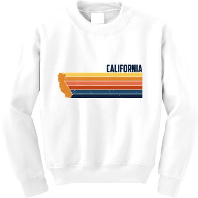 Retro Vintage Cali Kids Sweatshirt