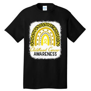 Childhood Cancer Awareness Hope Support Strong Warrior Tall T-Shirt