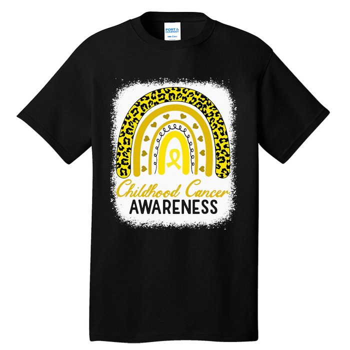 Childhood Cancer Awareness Hope Support Strong Warrior Tall T-Shirt