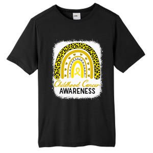 Childhood Cancer Awareness Hope Support Strong Warrior Tall Fusion ChromaSoft Performance T-Shirt