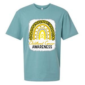 Childhood Cancer Awareness Hope Support Strong Warrior Sueded Cloud Jersey T-Shirt