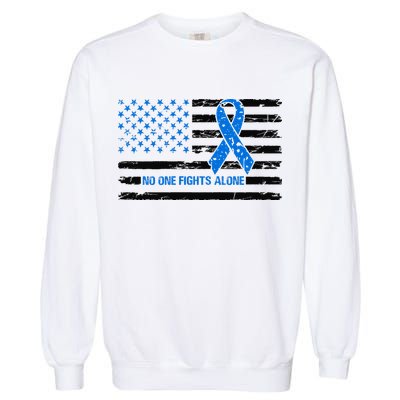 Colon Cancer Awareness Garment-Dyed Sweatshirt