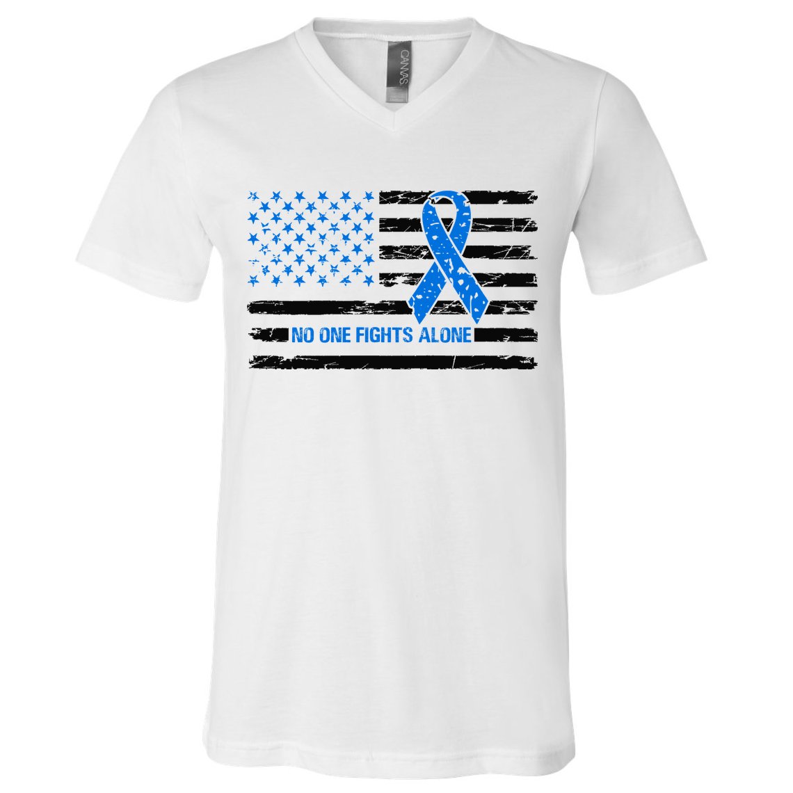 Colon Cancer Awareness V-Neck T-Shirt