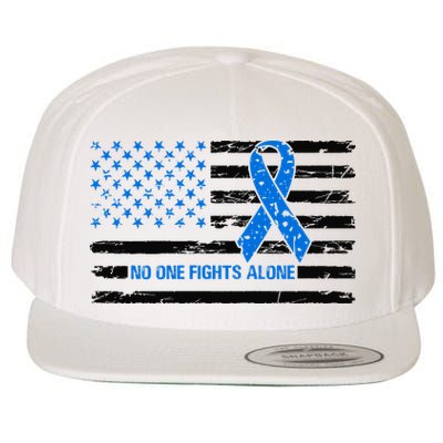 Colon Cancer Awareness Wool Snapback Cap