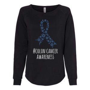 Colon Cancer Awareness Ribbon Womens California Wash Sweatshirt