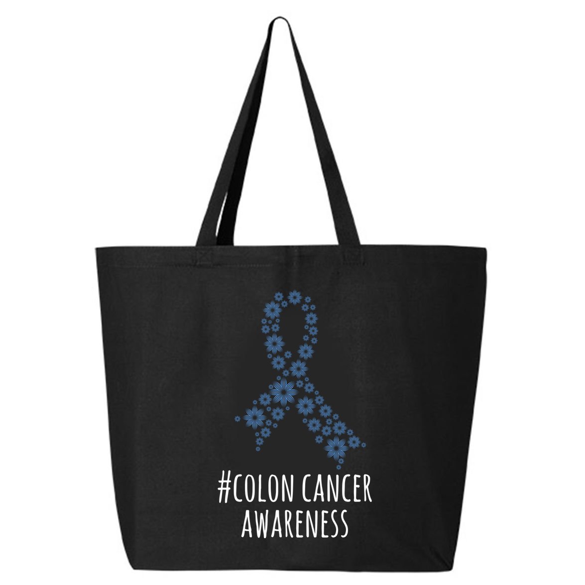 Colon Cancer Awareness Ribbon 25L Jumbo Tote