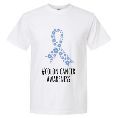 Colon Cancer Awareness Ribbon Garment-Dyed Heavyweight T-Shirt