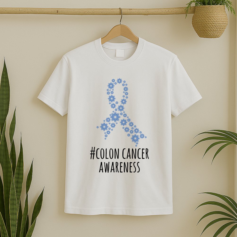 Colon Cancer Awareness Ribbon T-Shirt