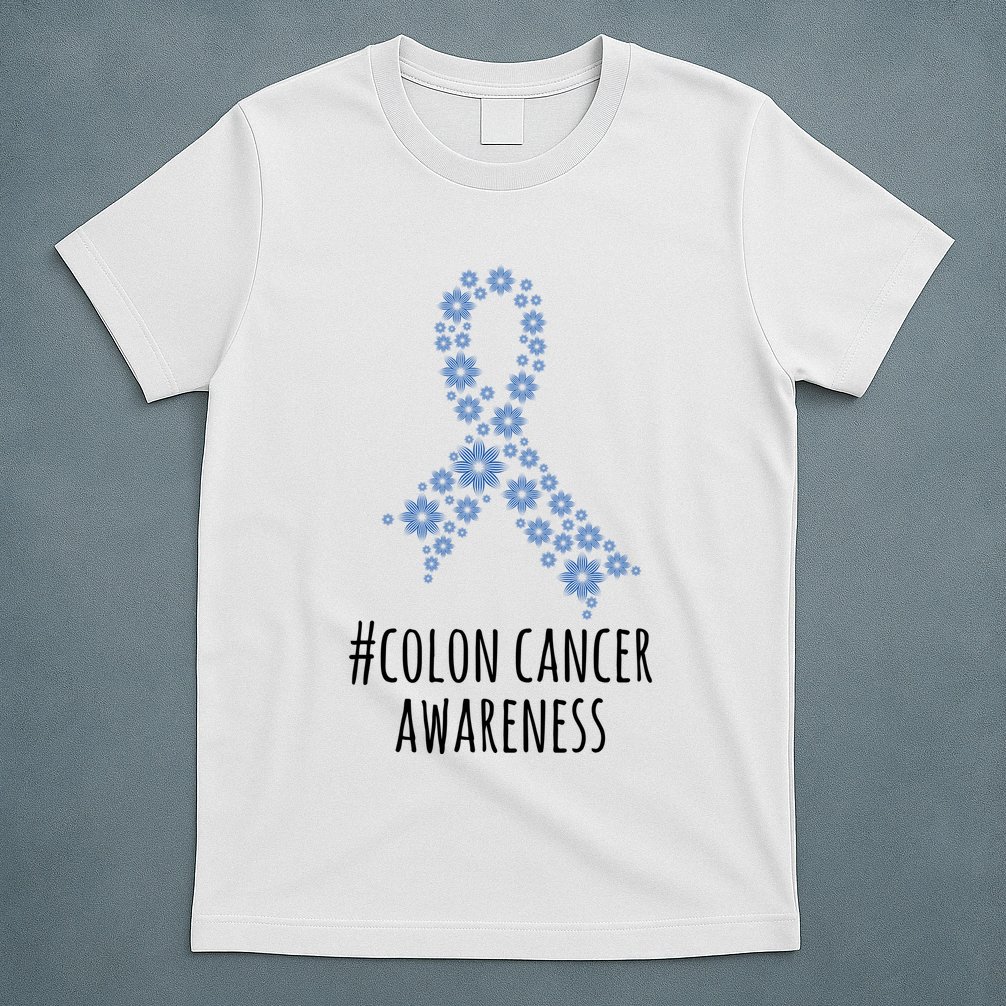 Colon Cancer Awareness Ribbon T-Shirt