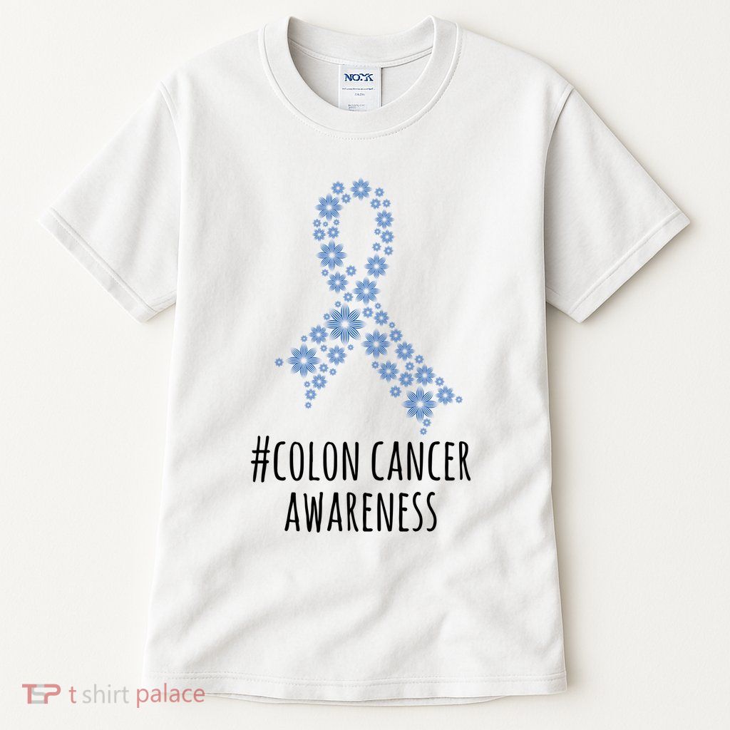Colon Cancer Awareness Ribbon Tall T-Shirt