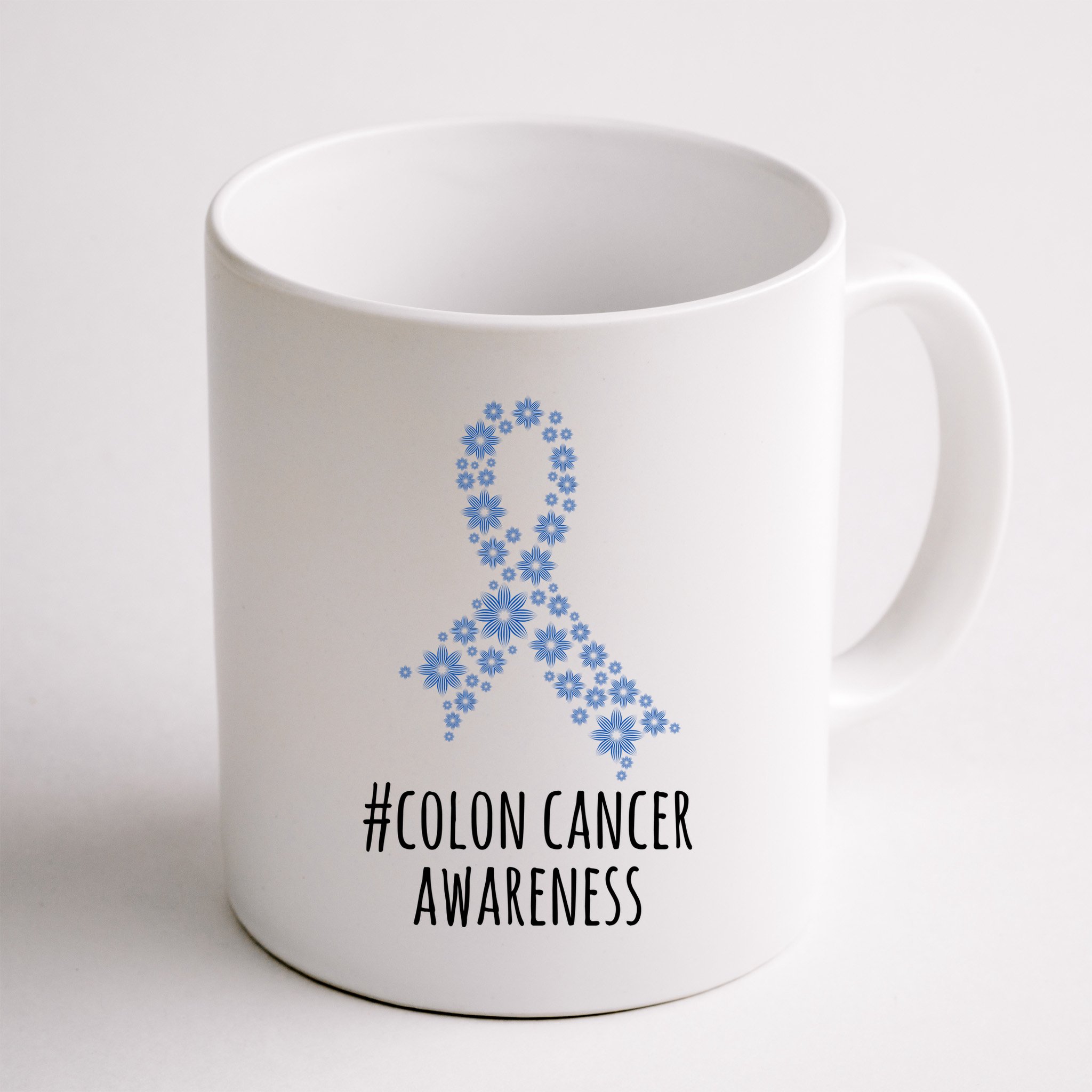Colon Cancer Awareness Ribbon Mug