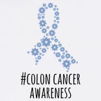 Colon Cancer Awareness Ribbon Flatbill Hat