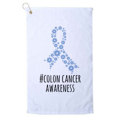 Colon Cancer Awareness Ribbon Golf Towel