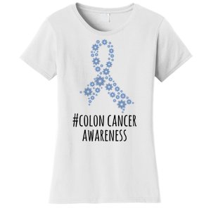 Colon Cancer Awareness Ribbon Women's T-Shirt