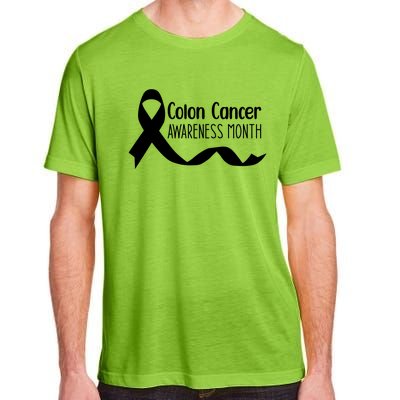 Colon Cancer Awareness Month Black Adult ChromaSoft Performance T-Shirt