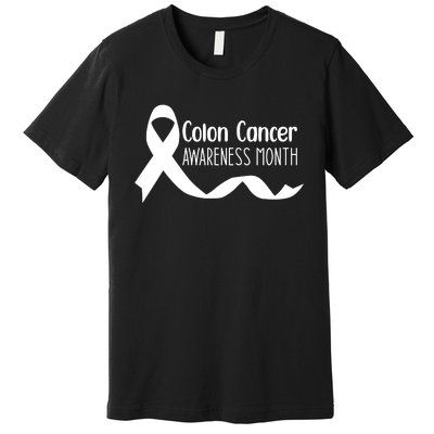 Colon Cancer Awareness Month Black Premium T-Shirt