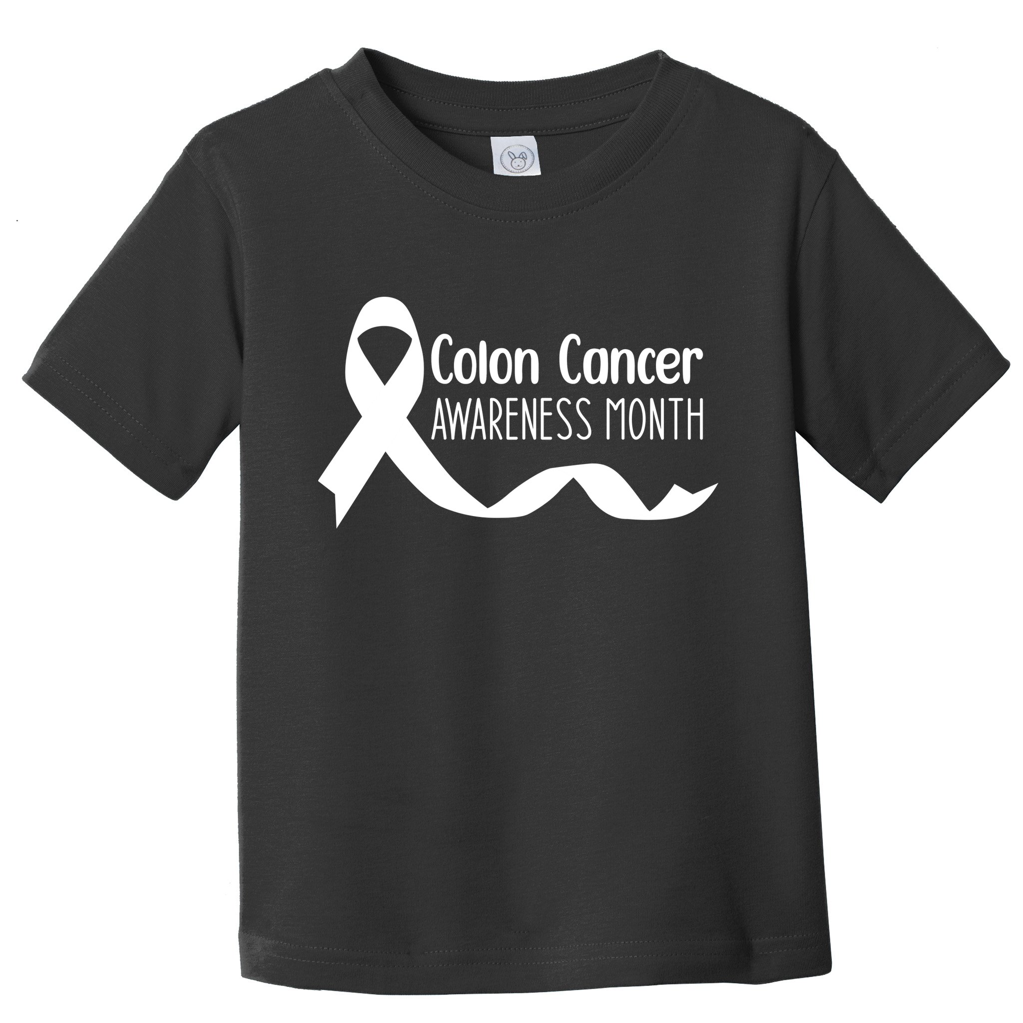 Colon Cancer Awareness Month Black Toddler T-Shirt