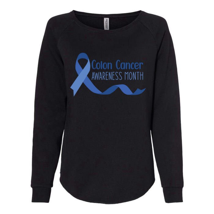 Colon Cancer Awareness Month Womens California Wash Sweatshirt