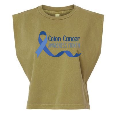 Colon Cancer Awareness Month Garment-Dyed Women's Muscle Tee