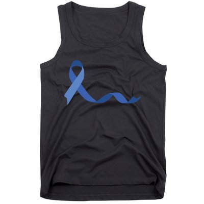 Colon Cancer Awareness Ribbon Tank Top